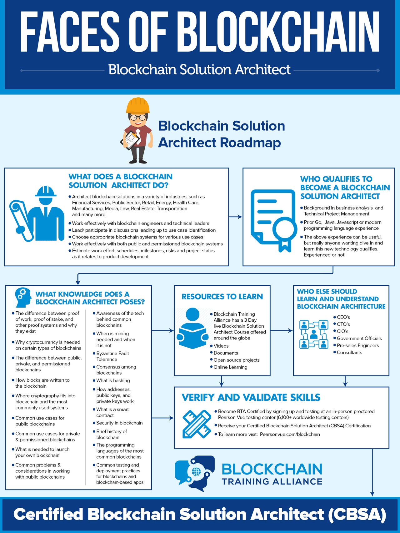 Faces of Blockchain- Blockchain Solution Architect