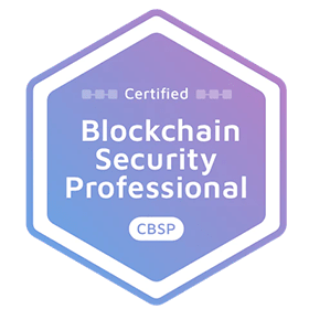Certified Blockchain Security Professional (CBSP)